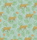 Rice II Six Nursery Wallpaper - Green