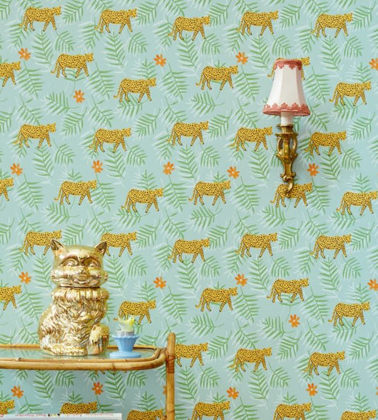 Rice II Six Nursery Room Wallpaper - Green