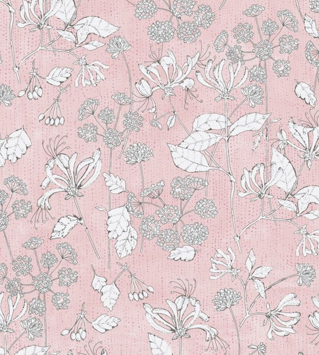 Rice II Seven Nursery Wallpaper - Pink