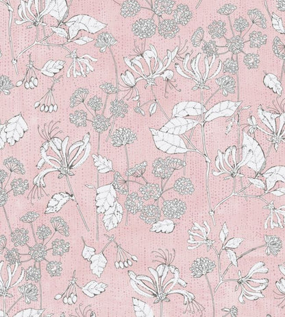 Rice II Seven Nursery Wallpaper - Pink