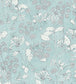 Rice II Seven Nursery Wallpaper - Blue