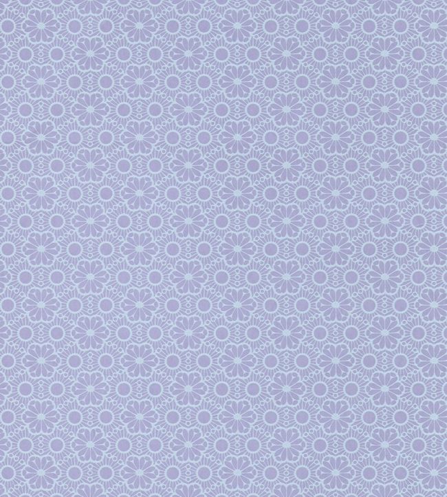 Rice II Eight Nursery Wallpaper - Purple