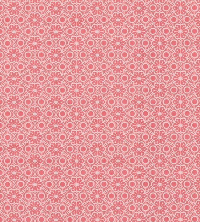 Rice II Eight Nursery Wallpaper - Red