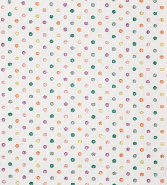 Pom Pom Nursery Fabric - Blue