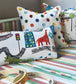 Pom Pom Nursery Room Fabric 2 - Multicolor