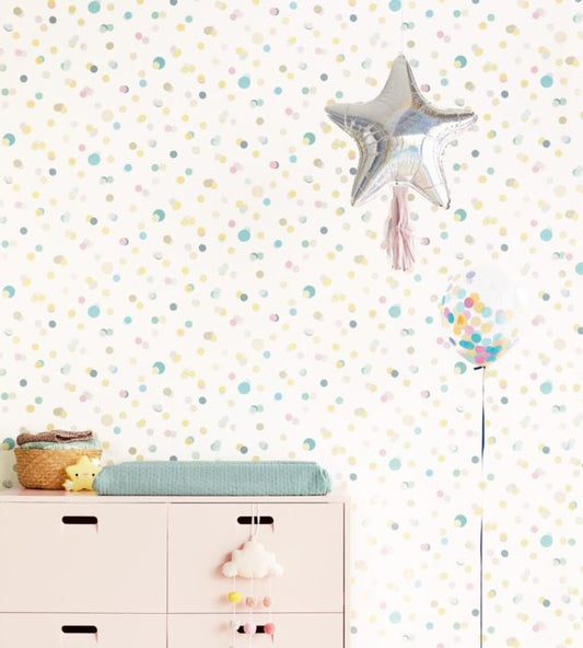 Mini Me One Nursery Room Wallpaper - Blue