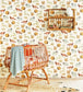 Mini Me Six Nursery Room Wallpaper - Cream