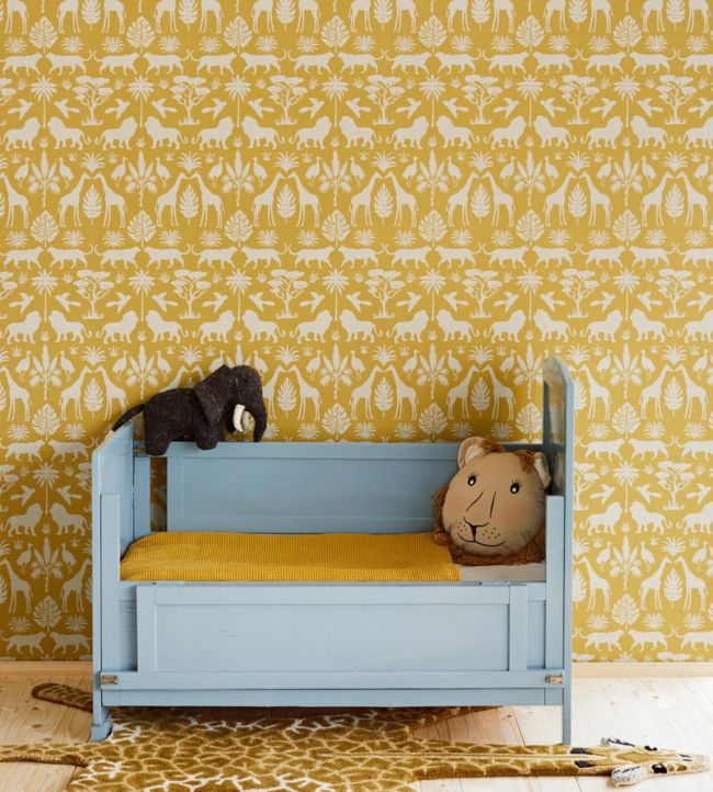 Mini Me Eight Nursery Room Wallpaper 2 - Sand