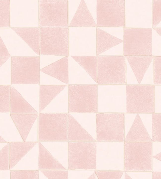 Mini Me Nine Nursery Wallpaper - Pink