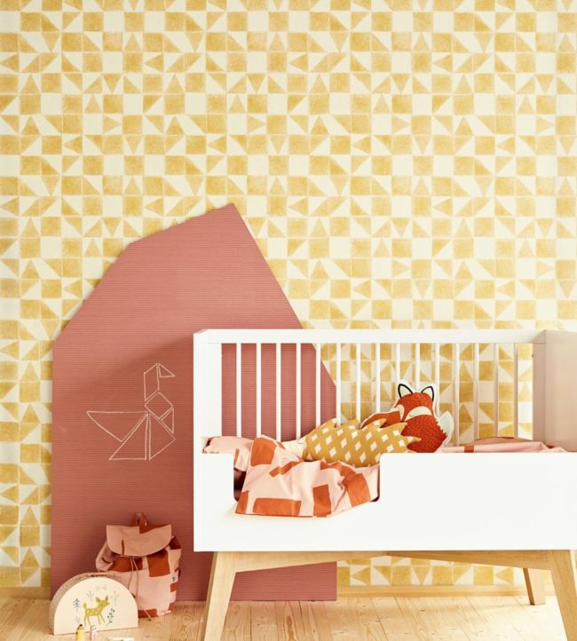 Mini Me Nine Nursery Room Wallpaper 2 - Sand