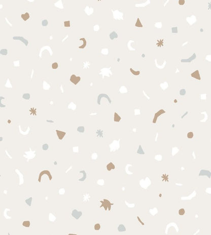 Mini Me Ten Nursery Wallpaper - Cream