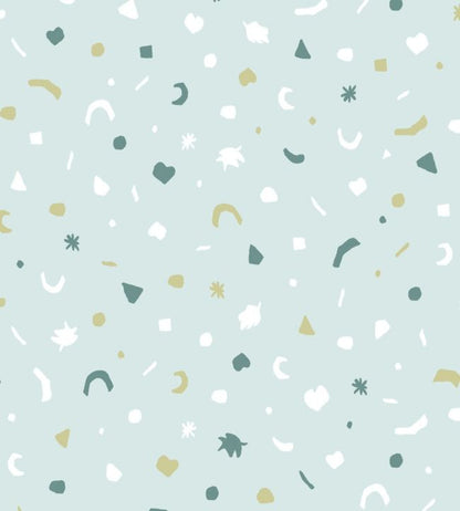 Mini Me Ten Nursery Wallpaper - Green