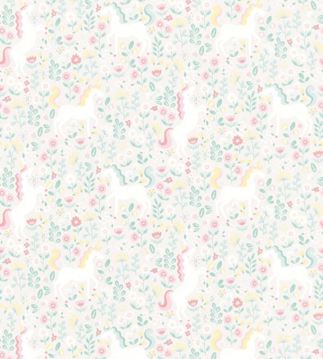 Mini Me Eleven Nursery Wallpaper - Cream