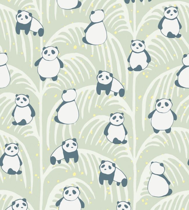 Mini Me Sixteen Nursery Wallpaper - Green