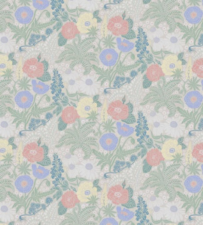 Lisa Nursery Wallpaper - Silver