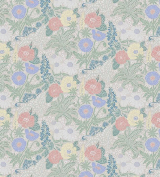 Lisa Nursery Wallpaper - Silver