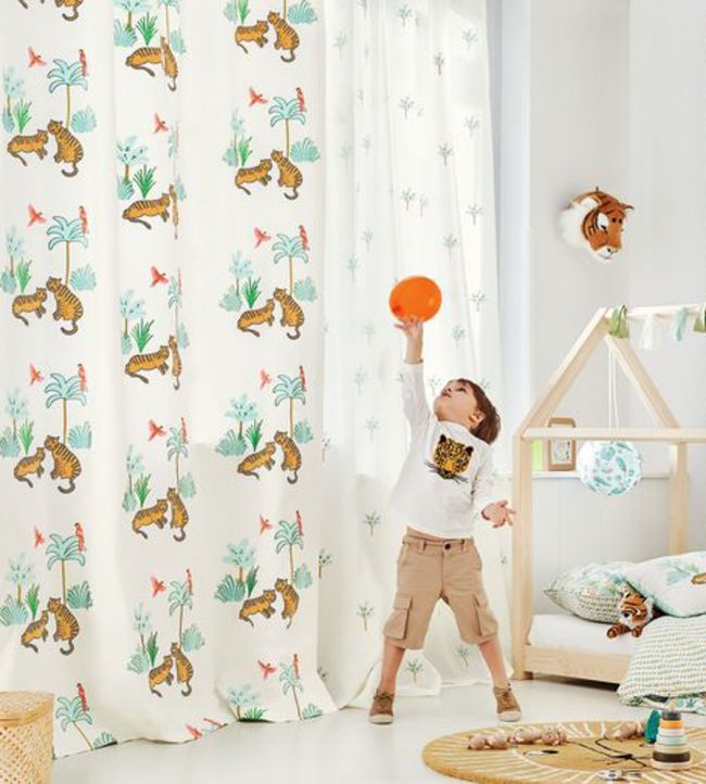 Gaspard & Leon Nursery Room Fabric - Green