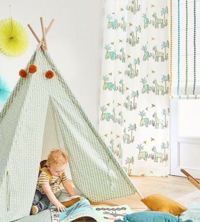 Coquin Nursery Room Fabric - Green