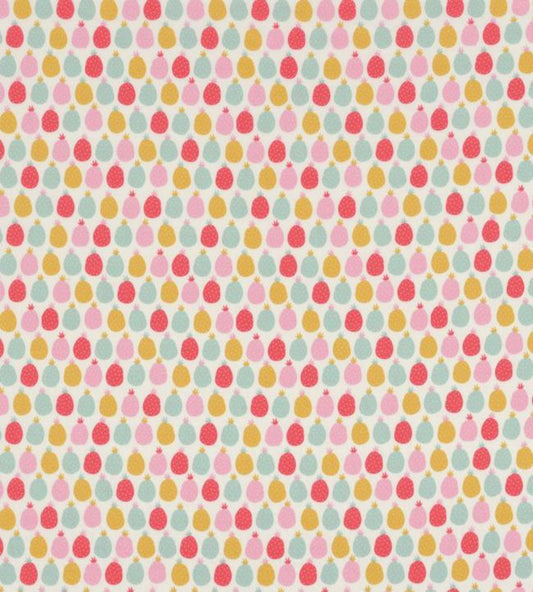 Taquin Nursery Fabric - Pink