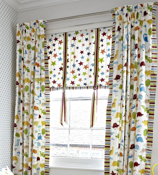 Superstar Nursery Room Fabric - Multicolor