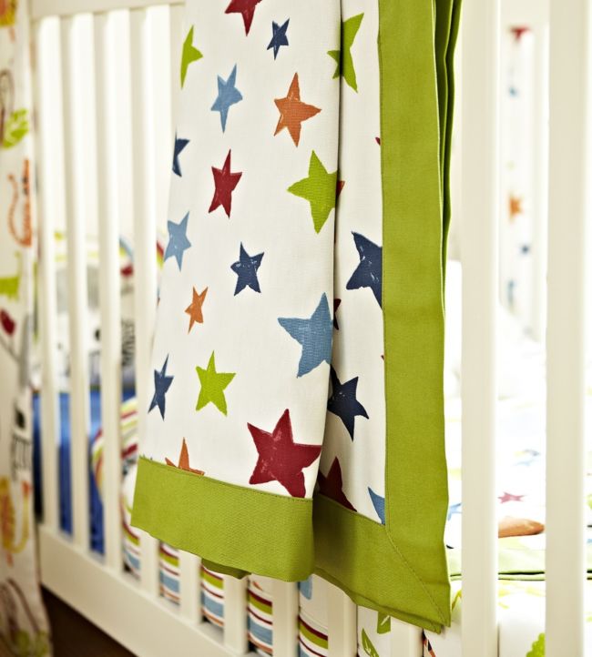 Superstar Nursery Room Fabric - Green