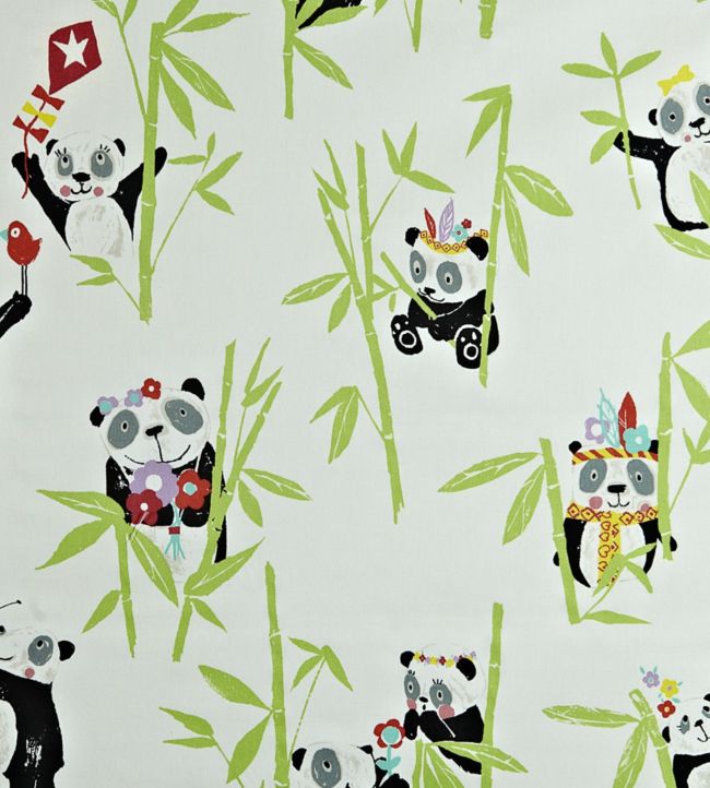 Panda Nursery Fabric - Multicolor