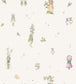 Blomsterfesten Nursery Wallpaper - Cream