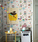 Krakel Spektakel Nursery Room Wallpaper - Multicolor