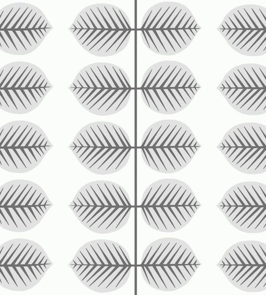 Bersa II Nursery Wallpaper - Grey