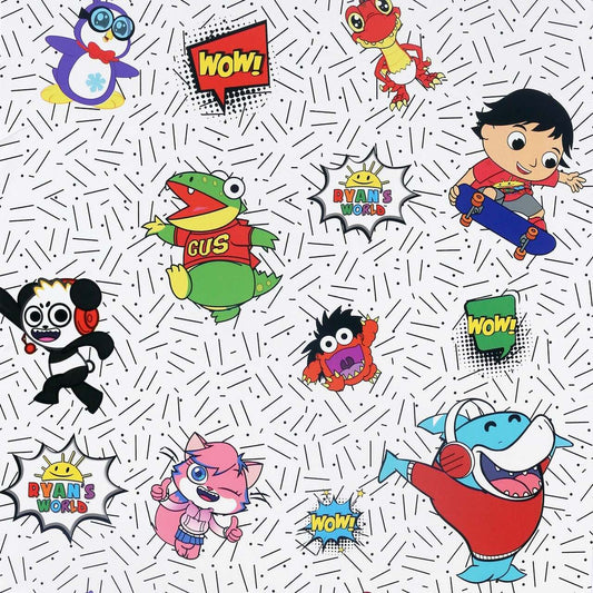 Ryan's World Crew Nursery Wallpaper - Multicolor