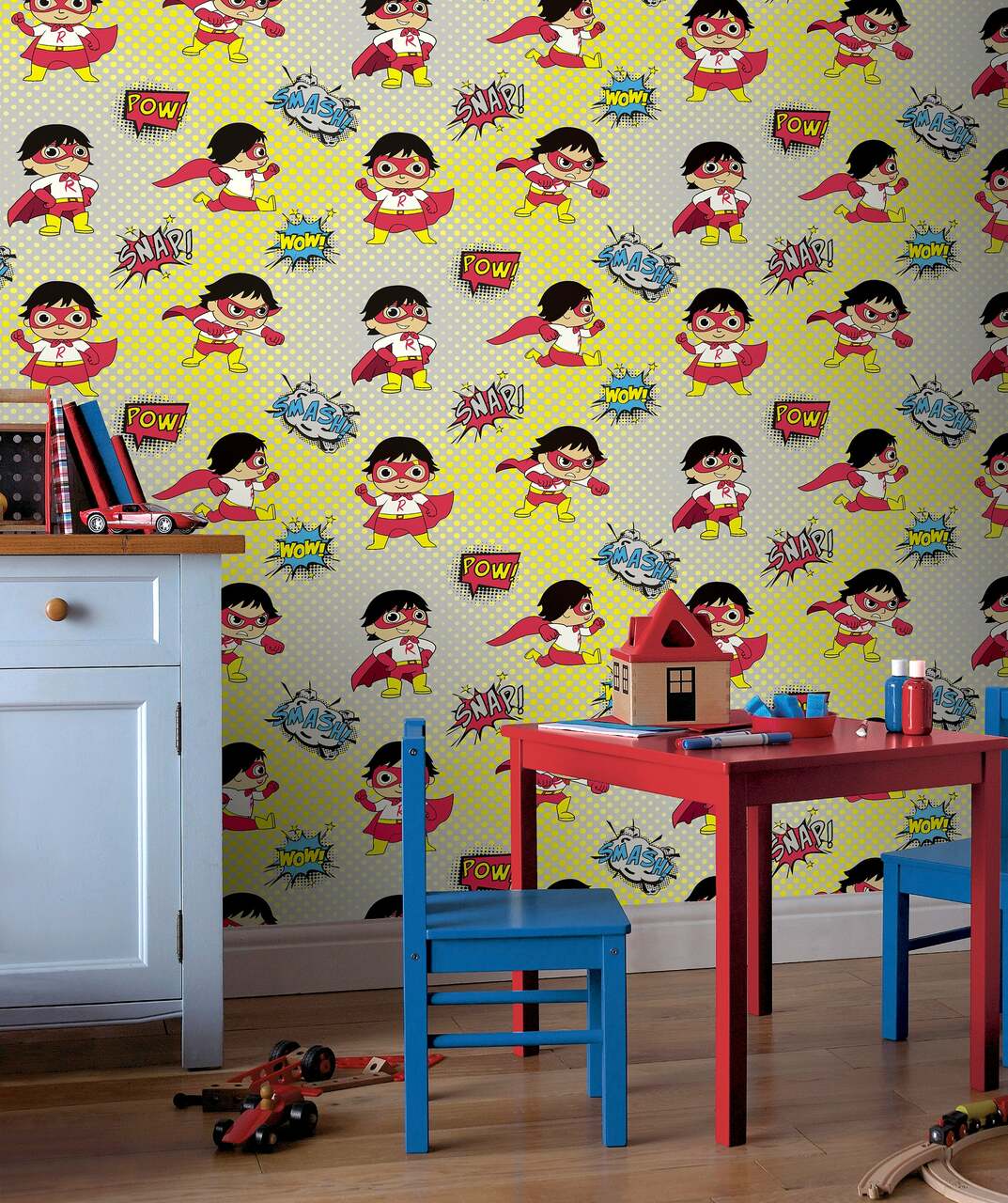 Super Ryan's World Nursery Room Wallpaper 3 - Multicolor