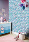 Mermazing Scales Nursery Room Wallpaper 3 - Blue