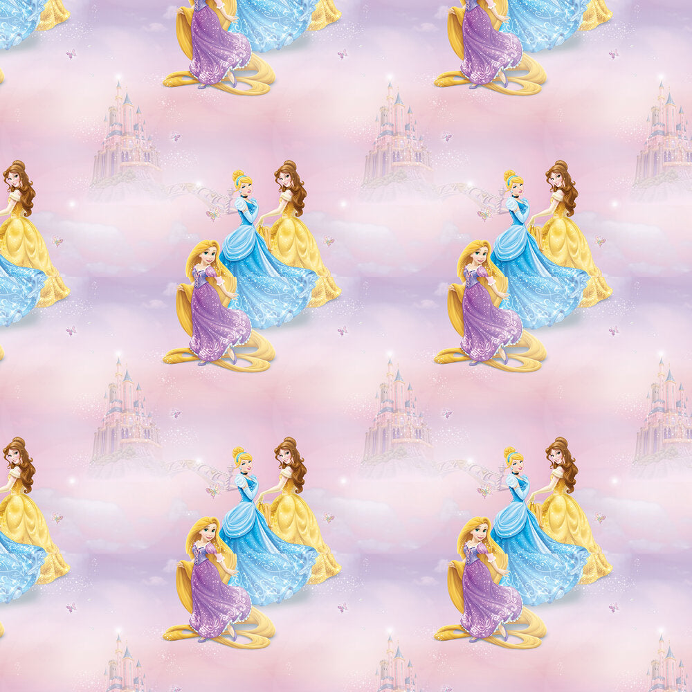 Pretty as a Princess Nursery Wallpaper - Pink