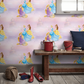Pretty as a Princess Nursery Room Wallpaper 3 - Pink