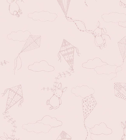 Up & Away Nursery Wallpaper - Pink