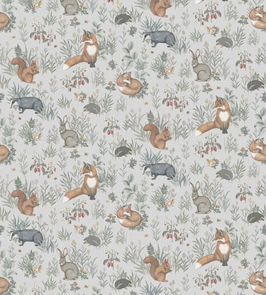 Forest Friends Nursery Mural Wallpaper - Multicolor