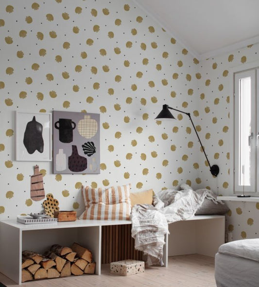 Rio Nursery Room Wallpaper - Cream