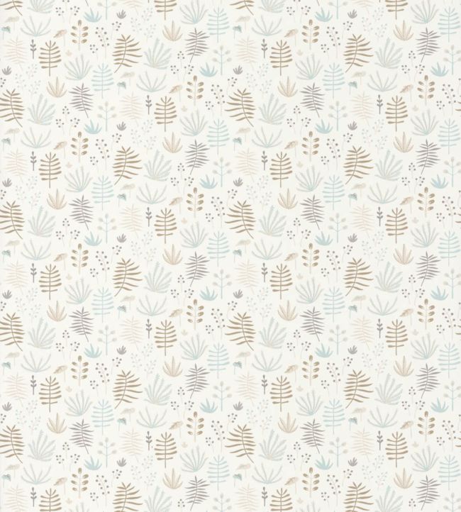 All Over Jungle Nursery Wallpaper - Cream