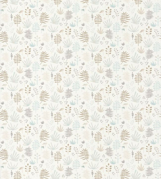 All Over Jungle Nursery Wallpaper - Cream