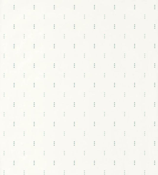 All Over Triangle Nursery Room Wallpaper - Cream