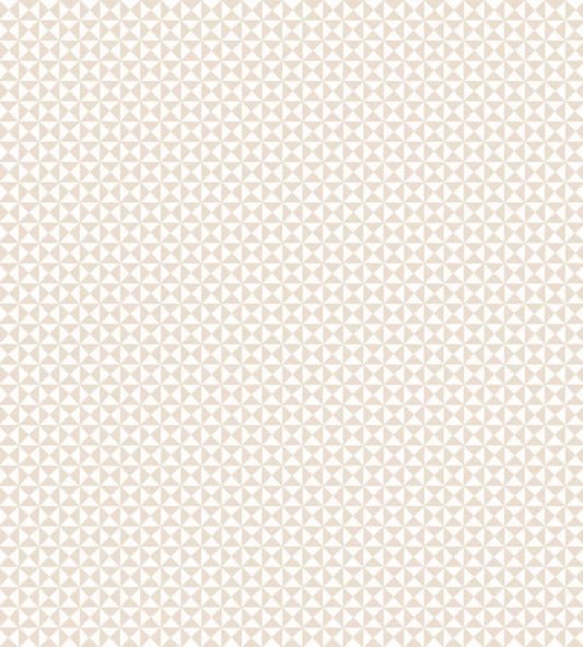 All Over Geometrique Nursery Fabric - Pink