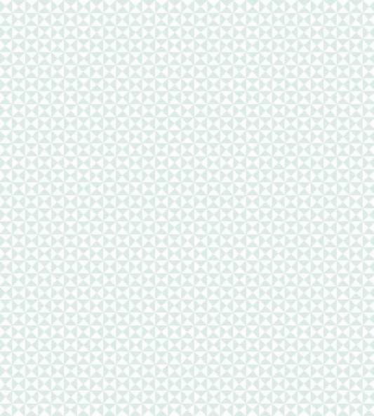 All Over Geometrique Nursery Fabric - Teal