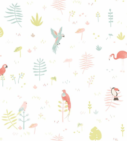 Tropical Nursery Fabric - Multicolor