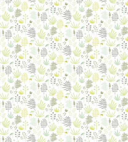 All Over Jungle Nursery Fabric - Yellow