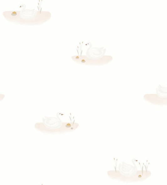 Leonie Nursery Wallpaper - White