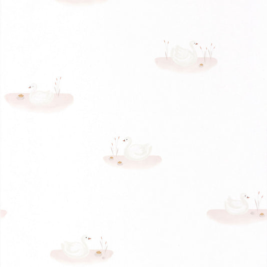 Rose & Nino Leonie Nursery Wallpaper - White