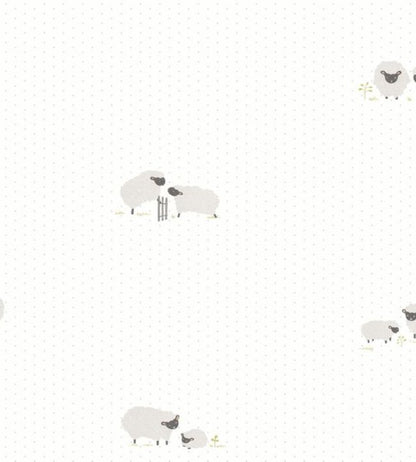 Nino Nursery Wallpaper - White