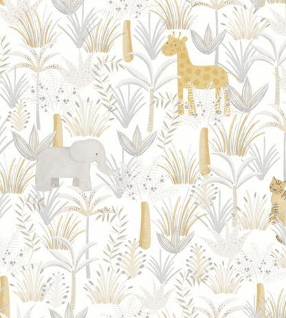 Leon Nursery Wallpaper - Gray