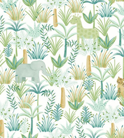 Leon Nursery Wallpaper - Green
