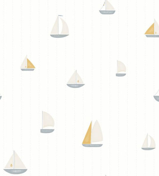 Babord Nursery Wallpaper - White
